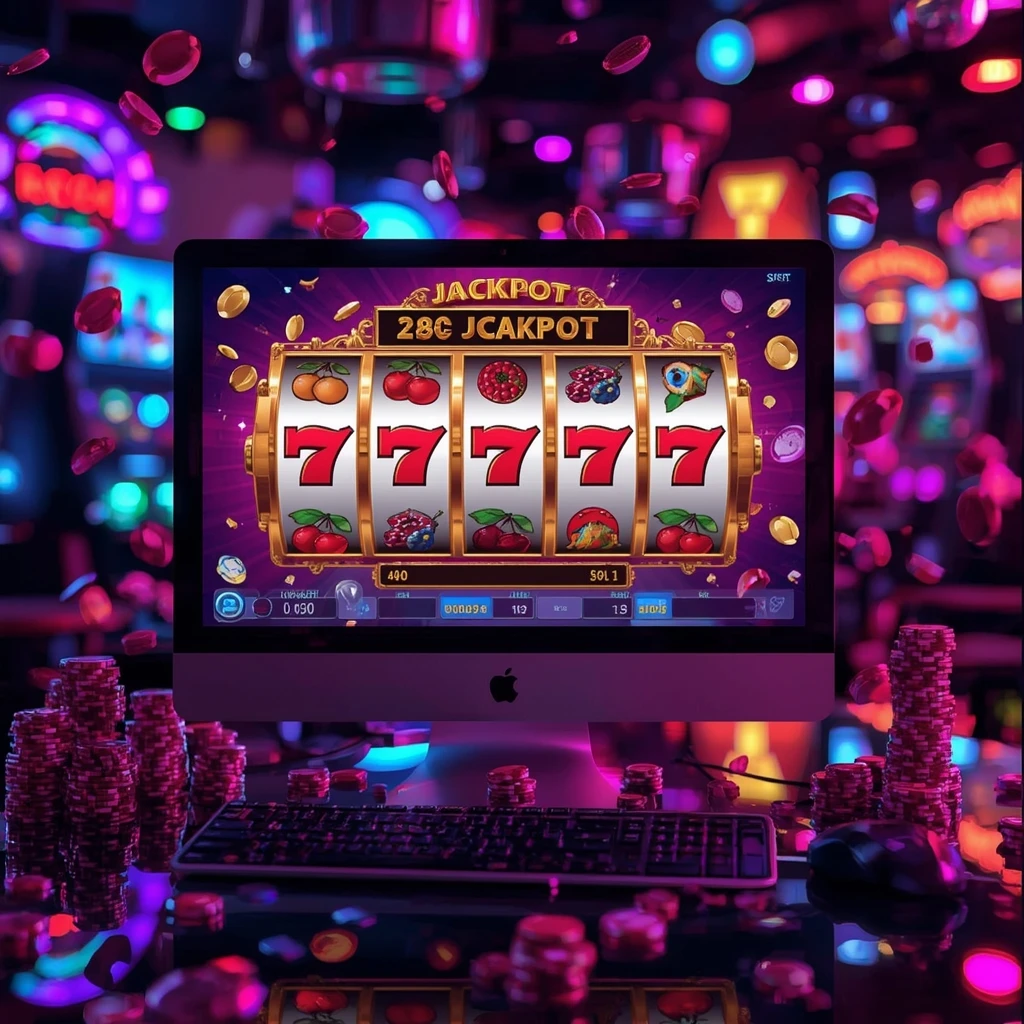 tragamonedas en la pantalla CYBER BET CASINO